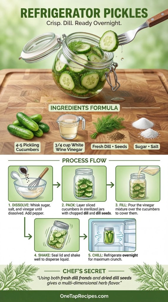 Refrigerator Pickles Recipe